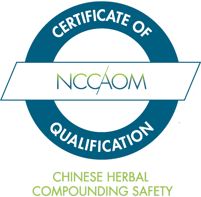 NCCAOM - Certificate of Qualification badge