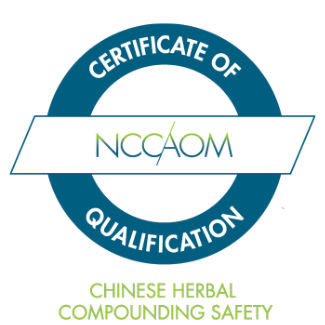 NCCAOM - Certificate of Qualification - Chinese Herbal Compounding Safety 